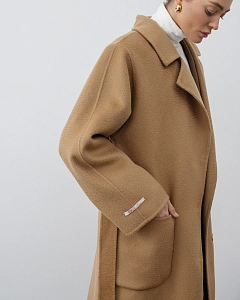 Пальто из кашемира Camel
