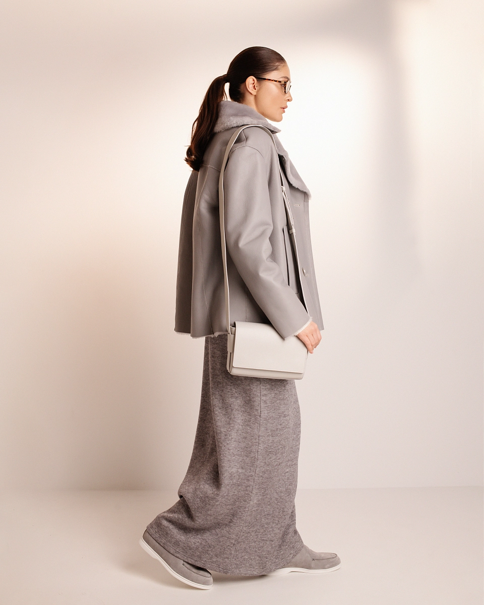 Дубленка Жакет GREY