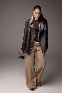 Дубленка Авиатор CHOCOLATE MERINO