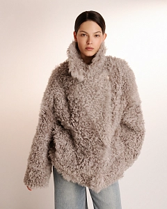 Двустороняя шуба дубленка  из овчины