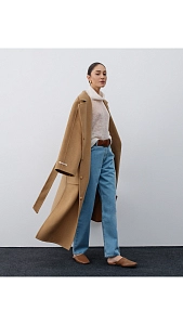 Пальто из кашемира Camel