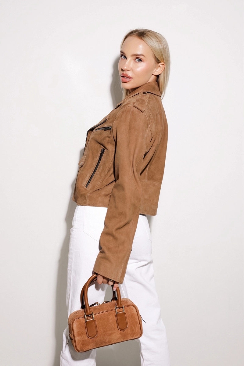 Куртка Casual из натуральной кожи