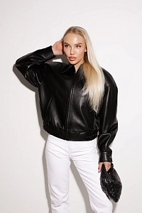 Куртка Бомбер из натуральной кожи