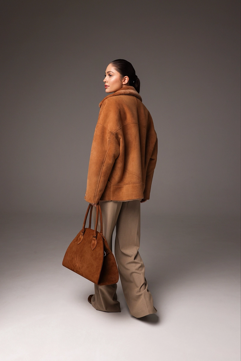 Дубленка Soft Line TERRAKOT