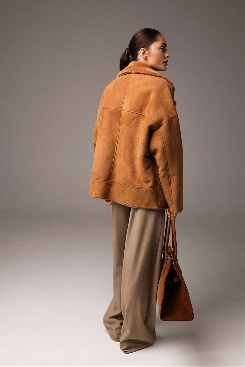 Дубленка Soft Line TERRAKOT