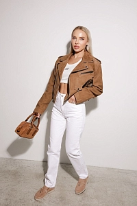 Куртка Casual из натуральной кожи