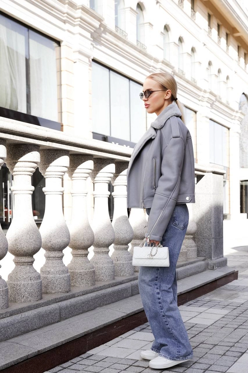 Дубленка Куртка GREY