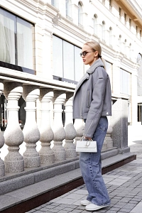 Дубленка Куртка GREY