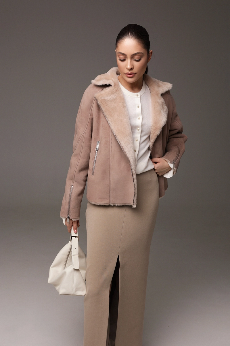 Дубленка Укороченная MELANGE