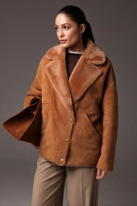 Дубленка Soft Line TERRAKOT