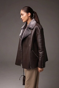 Дубленка Авиатор CHOCOLATE MERINO