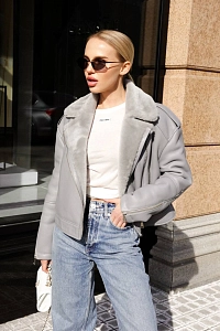 Дубленка Куртка GREY