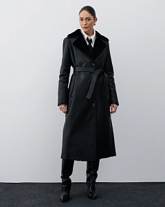 Дубленка Тренч BLACK