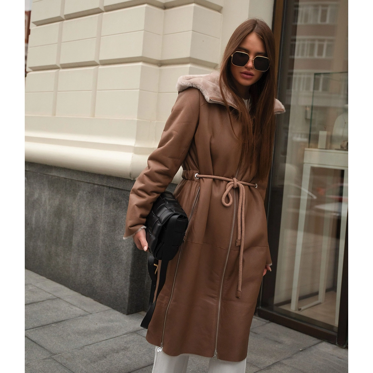 Дублёнка Парка Caramel