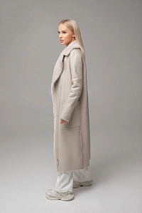 Дубленка  на молнии MILK