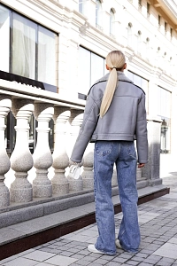 Дубленка Куртка GREY