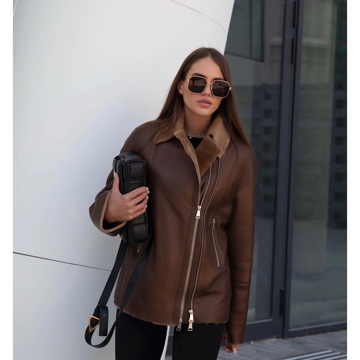 Дубленка две молнии MELLER