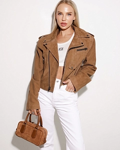 Куртка Casual из натуральной кожи