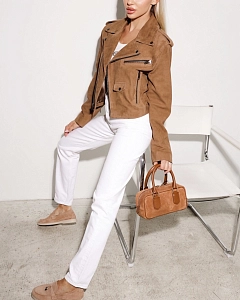 Куртка Casual из натуральной кожи