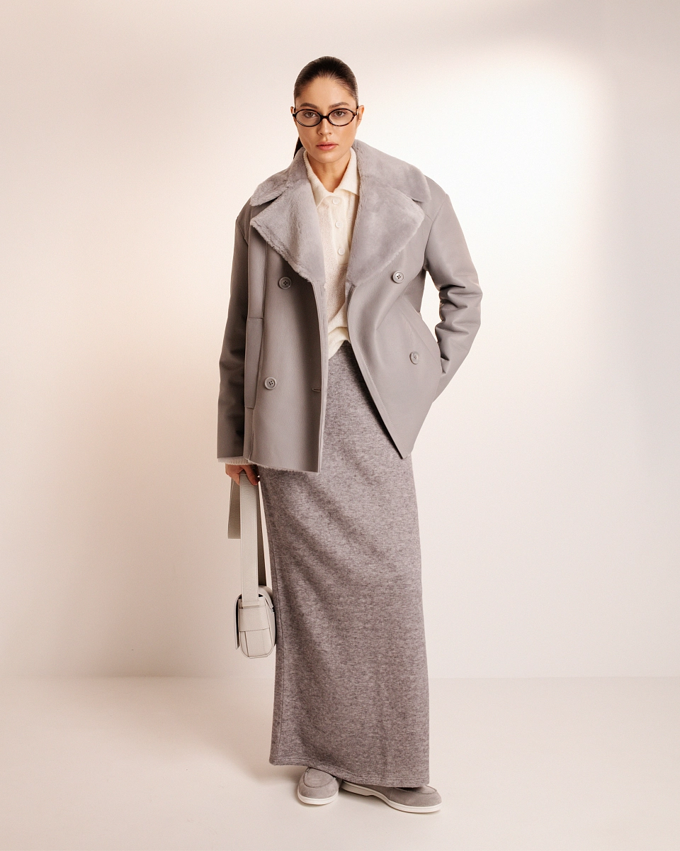 Дубленка Жакет GREY