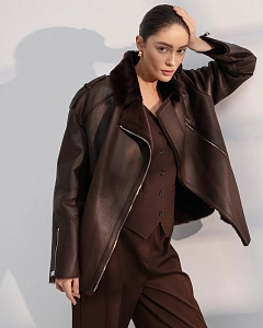 Дубленка Авиатор CHOCOLATE 