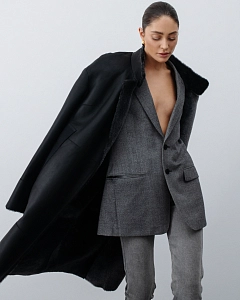 Дубленка Тренч BLACK