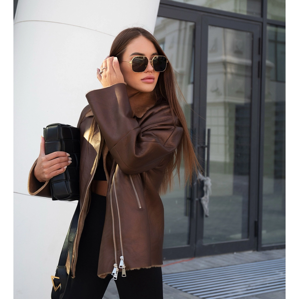 Дубленка две молнии MELLER