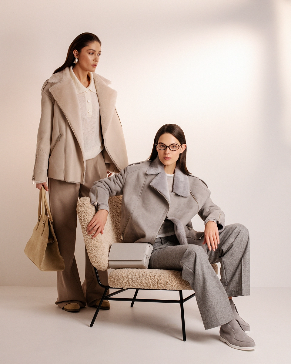 Дубленка Авиатор MELANGE