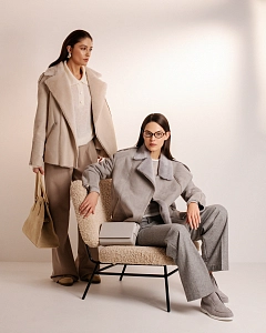 Дубленка Авиатор MELANGE