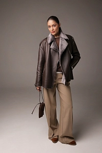 Дубленка Авиатор CHOCOLATE MERINO