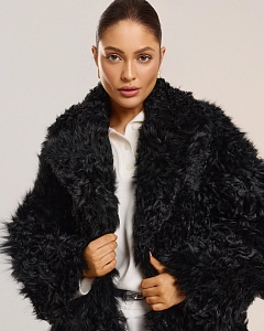 Двусторонняя шуба дубленка из овчины