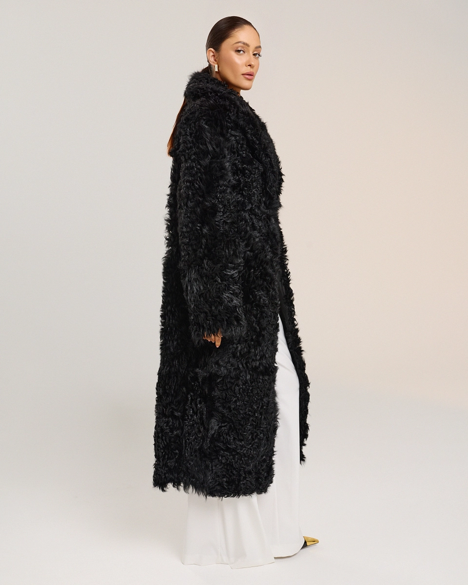 Двусторонняя шуба дубленка из овчины