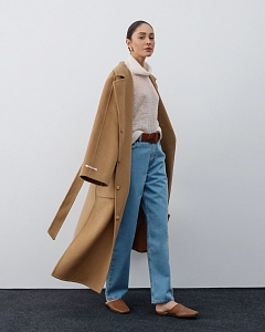 Пальто из кашемира Camel