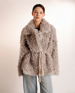 Двустороняя шуба дубленка  из овчины