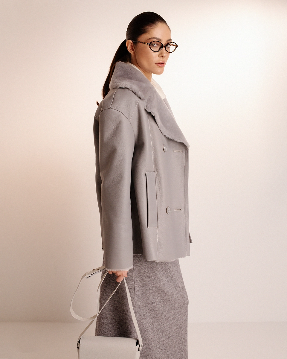 Дубленка Жакет GREY