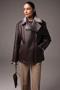 Дубленка Авиатор CHOCOLATE MERINO