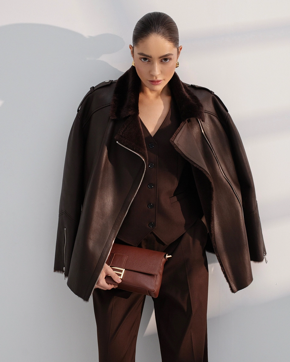 Дубленка Авиатор CHOCOLATE 