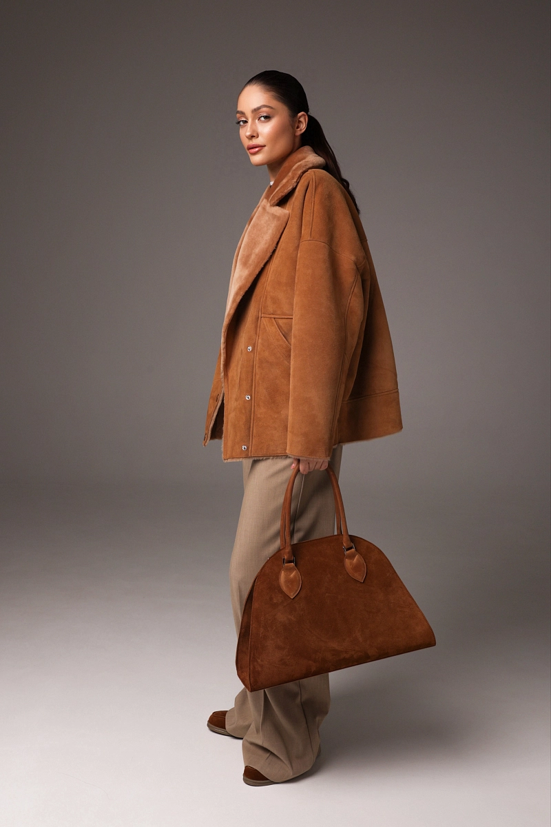 Дубленка Soft Line TERRAKOT