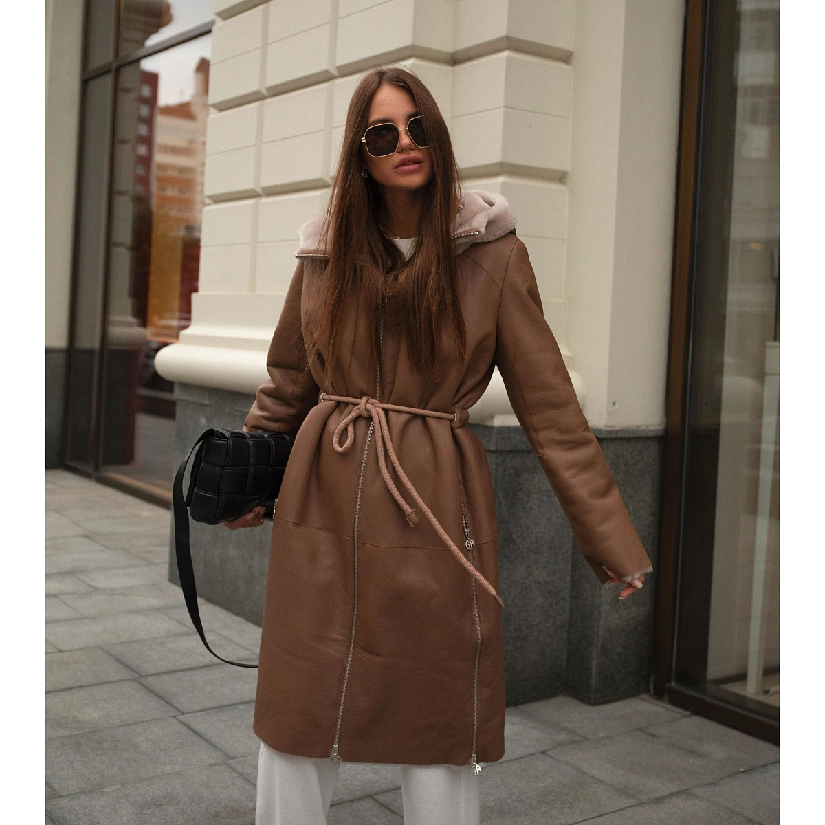 Дублёнка Парка Caramel