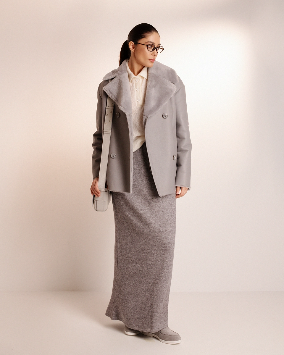 Дубленка Жакет GREY