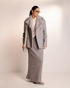 Дубленка Жакет GREY